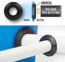 Uniseal Black Pipe-to-Tank 1/2" Seal