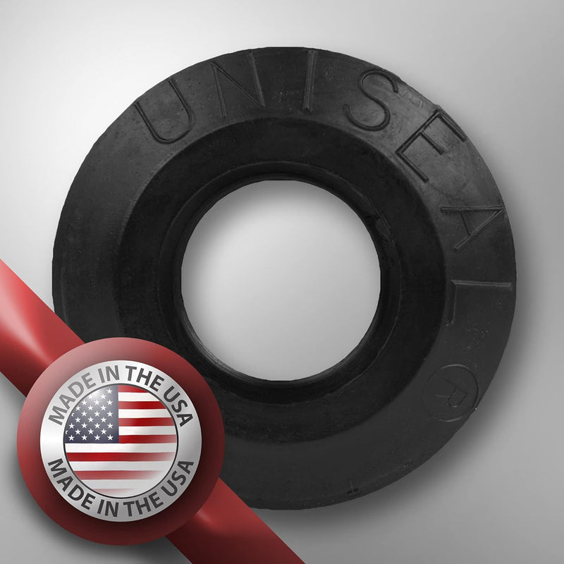 Uniseal Black Pipe-to-Tank 1/2" Seal