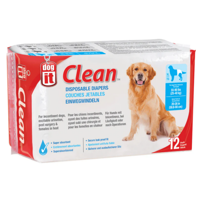 Dogit Disposable Diapers 12-Pack