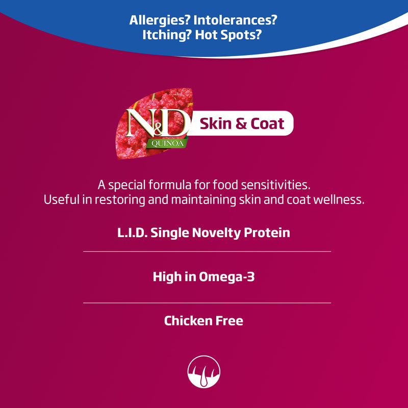Farmina N&D Quinoa Skin & Coat - Herring & Coconut Recipe Wet Cat Food 80g