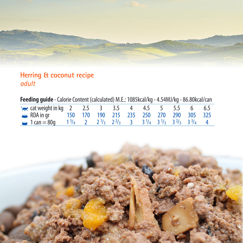 Farmina N&D Quinoa Skin & Coat - Herring & Coconut Recipe Wet Cat Food 80g