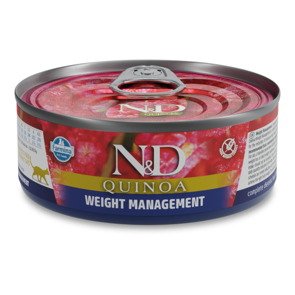 Farmina N&D Quinoa Weight Management Recipe Wet Cat Food 80g