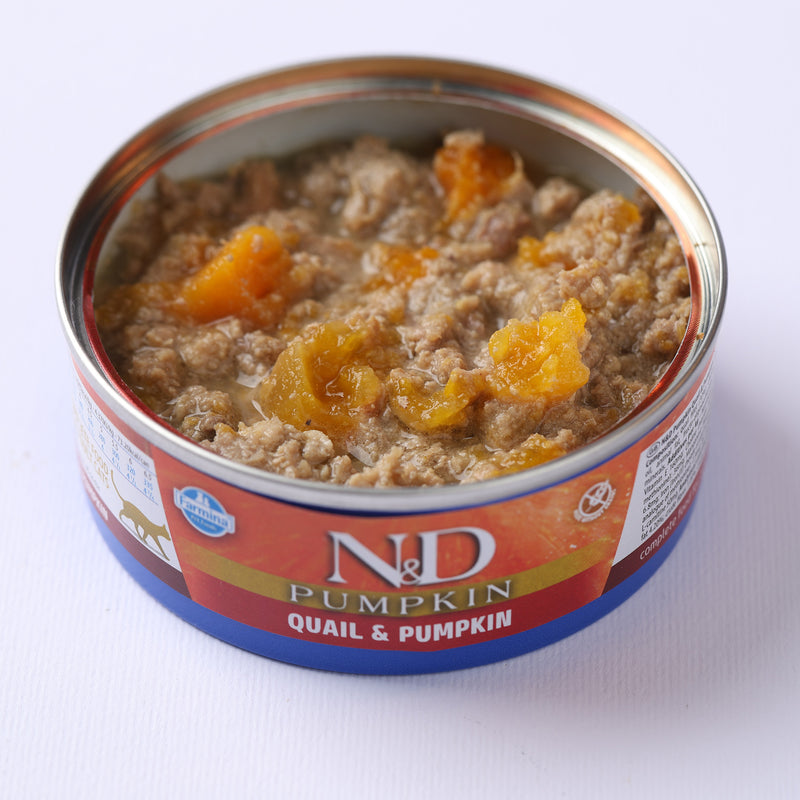 Farmina N&D Pumpkin Quail & Pumpkin Recipe Wet Cat Food 70g