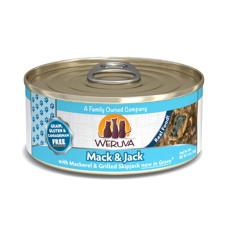 Weruva Classic Mack & Jack Wet Cat Food 156g