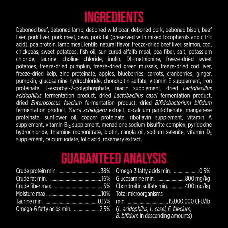 Nutrience SubZero Prairie Red High Protein Dog Food