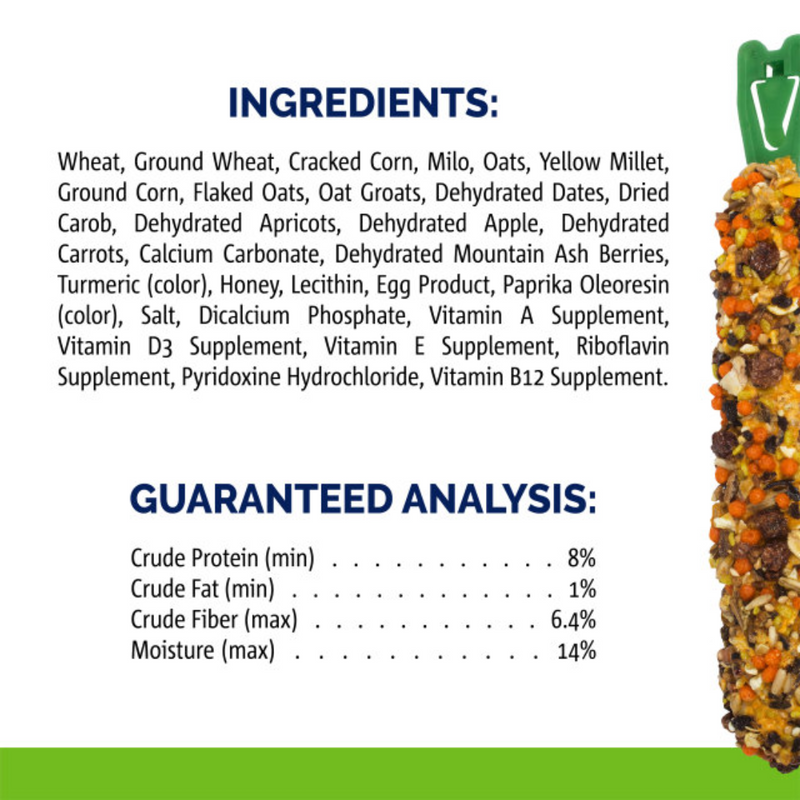 Vitakraft Crunch Sticks Apple & Honey Flavor Hamster Treat 99