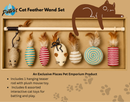Peter's Cat Toy Feather Toy Set