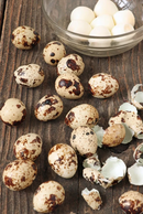 Craft Quality Poultry Frozen Quail Eggs - 24ct