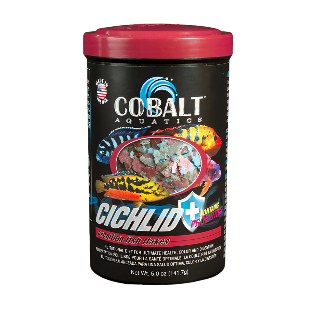 Cobalt Aquatics Cichlid Premium Fish Flakes 141.7g