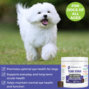 Nootie Progility Tear Stain Eye Support Soft Chew Supplements for Dogs 160g