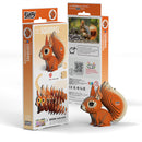 EUGY 3D Cardboard Model Kit Puzzle - Land Animals
