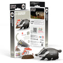 EUGY 3D Cardboard Model Kit Puzzle - Land Animals