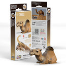 EUGY 3D Cardboard Model Kit Puzzle - Land Animals