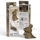 EUGY 3D Cardboard Model Kit Puzzle - Land Animals