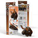 EUGY 3D Cardboard Model Kit Puzzle - Land Animals