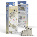 EUGY 3D Cardboard Model Kit Puzzle - Land Animals