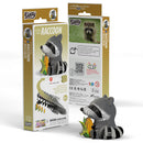 EUGY 3D Cardboard Model Kit Puzzle - Land Animals