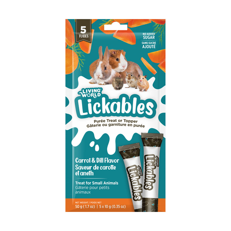 LivingWorld Lickables Small Animal Treat - 5 Flavors