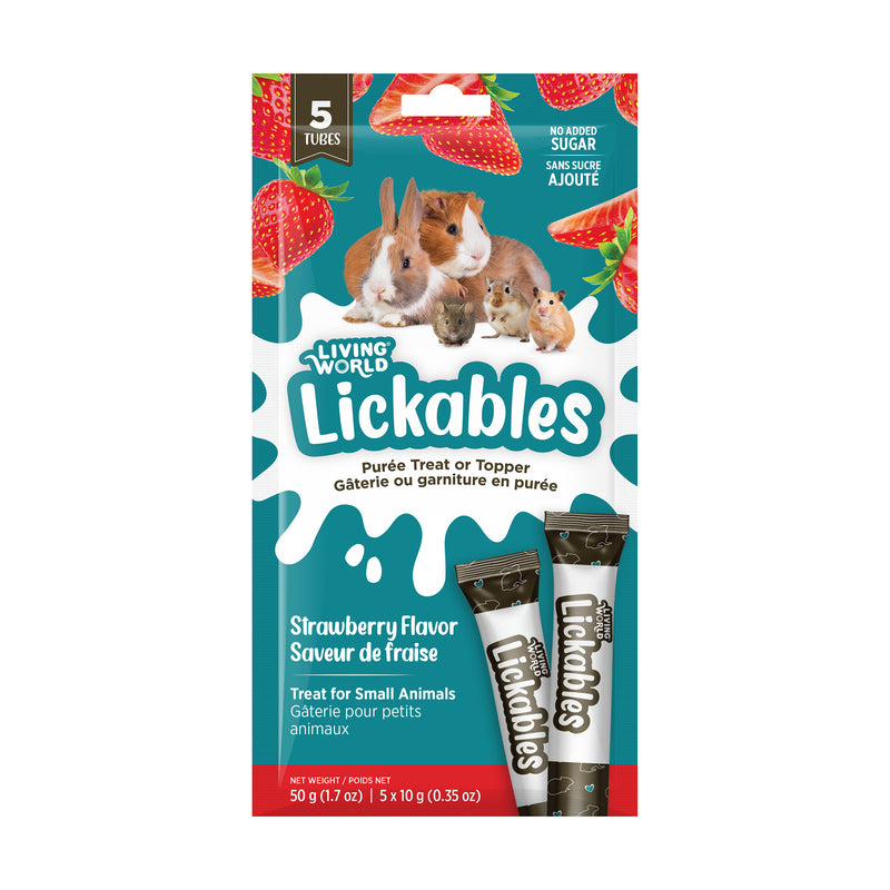 LivingWorld Lickables Small Animal Treat - 5 Flavors