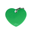 My Family Big Heart Aluminum Pet ID Tag