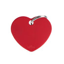 My Family Big Heart Aluminum Pet ID Tag