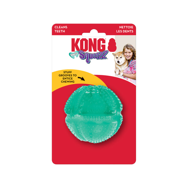 Kong Squeezz Dental Ball Dog Toy