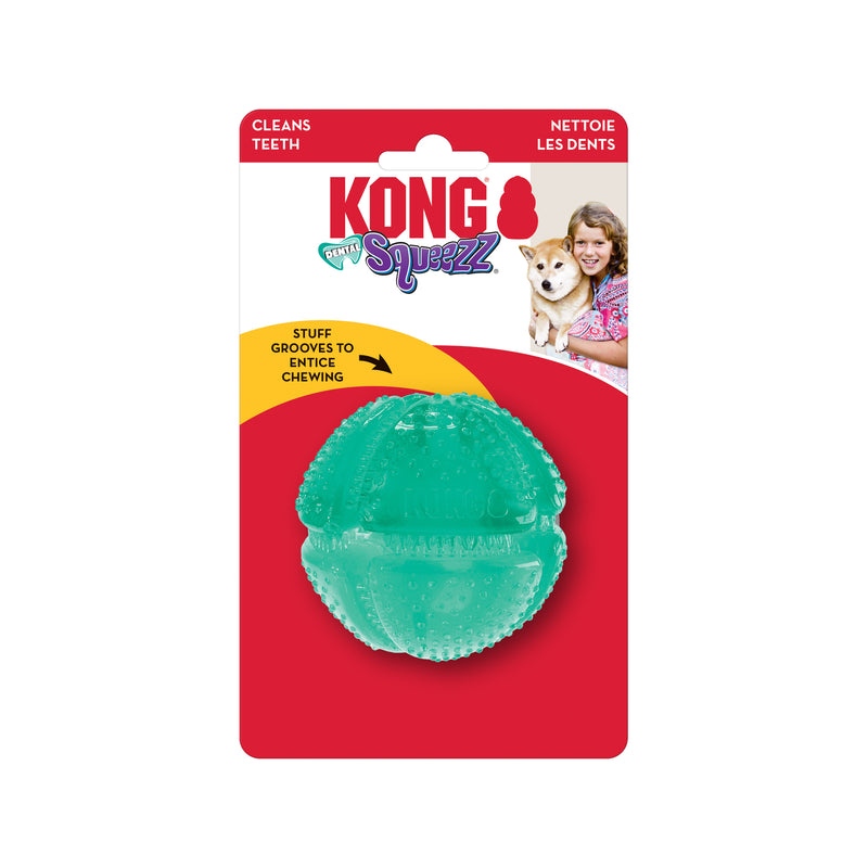 Kong Squeezz Dental Ball Dog Toy