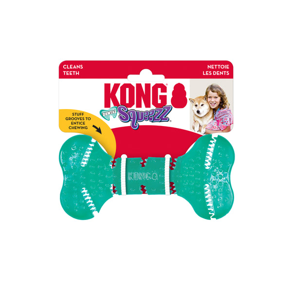 Kong Squeezz Dental Bone Dog Toy
