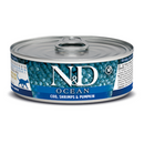 Farmina N&D Ocean Cod, Shrimp & Pumpkin Recipe Wet Cat Food 70g