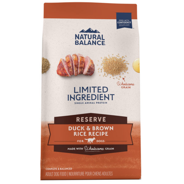Natural Balance Reserve Duck & Brown Rice Recipe Dog Food