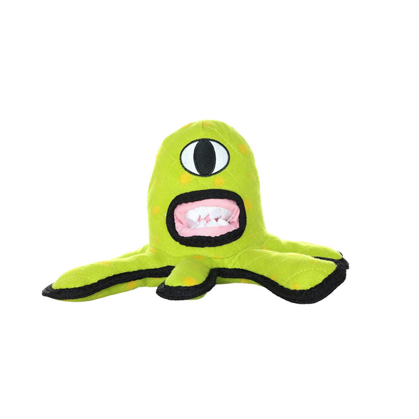 Tuffy Alien Green Dog Toy