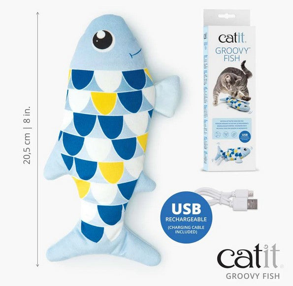 Catit Cat Toy Groovy Fish