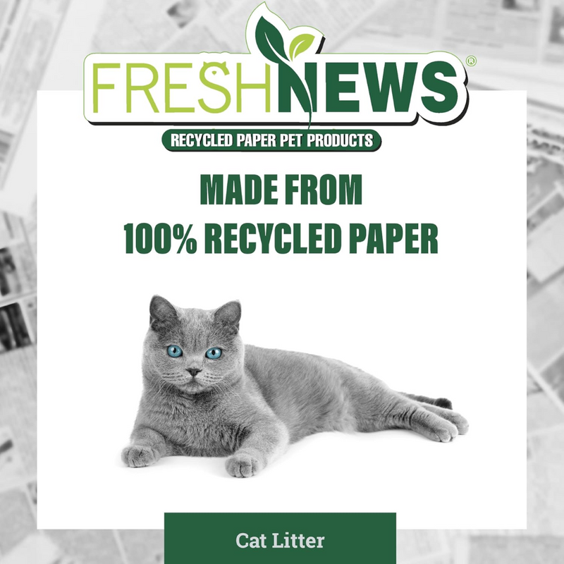 Fresh News Recycled Paper Pellet Cat Litter