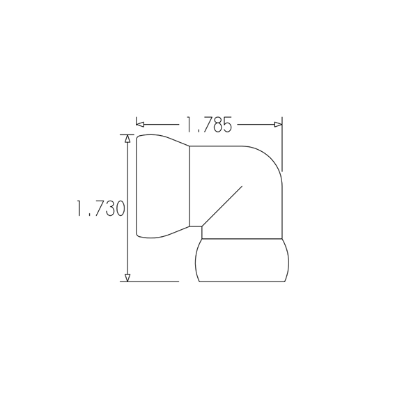 Loc-Line 3/4" Elbow 90