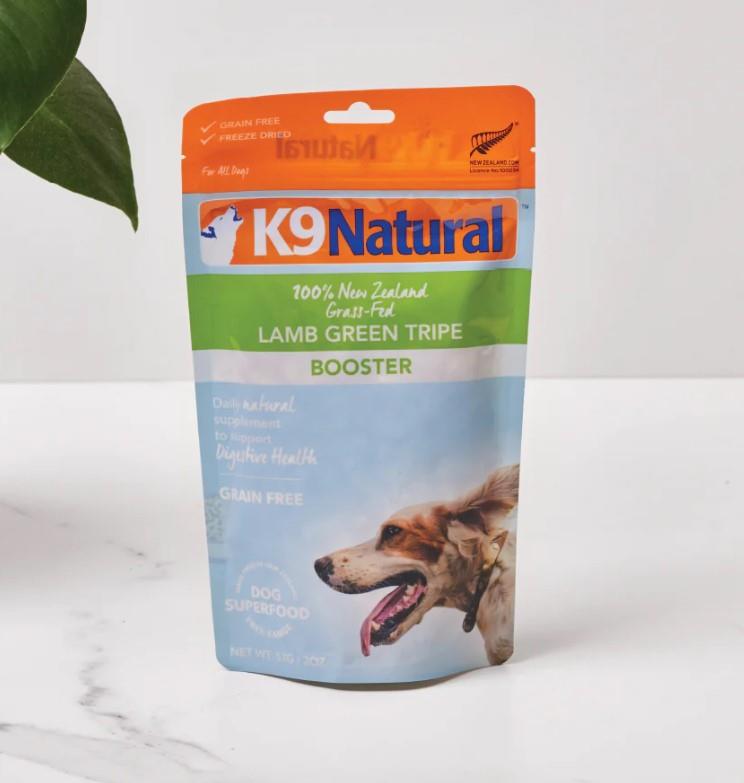 K9 Natural Lamb Green Tripe Freeze-Dried Booster 57g