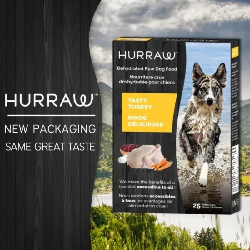 Hurraw Dehydrated Raw Dog Food - Tasty Turkey