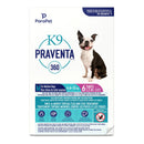 K9 Praventa 360 Flea & Tick Treatment - Medium Dogs 4.6 kg to 11 kg