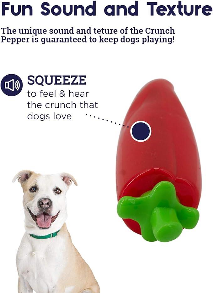 Petstages Crunch Veggie Pepper Chew Toy