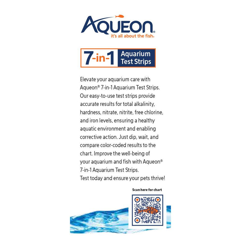 Aqueon 7-in-1 Aquarium Test Strips