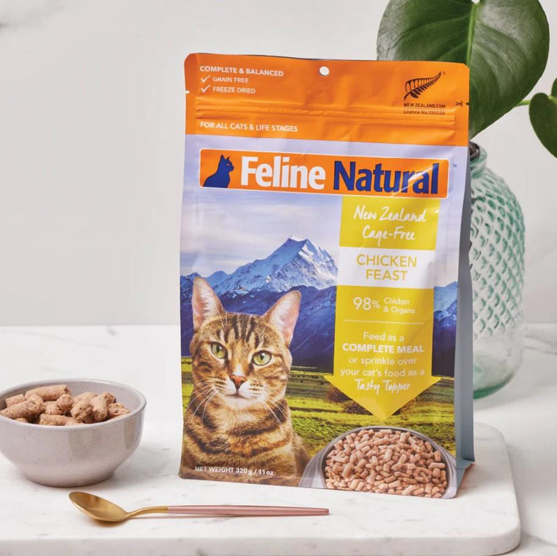 Feline Natural Chicken Feast Freeze-Dried Cat Food