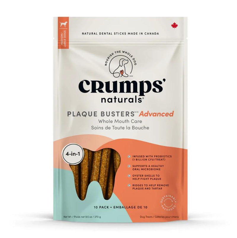 Crumps Naturals Plaque Busters Advanced - 10 Pack