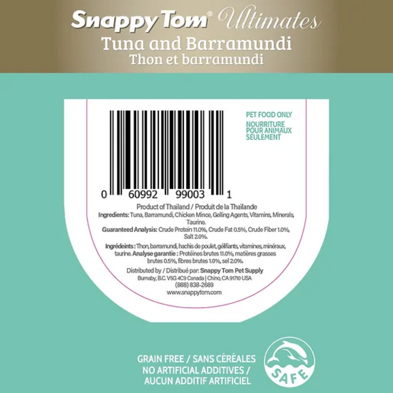 Snappy Tom Ultimates Tuna and Barramundi 85g