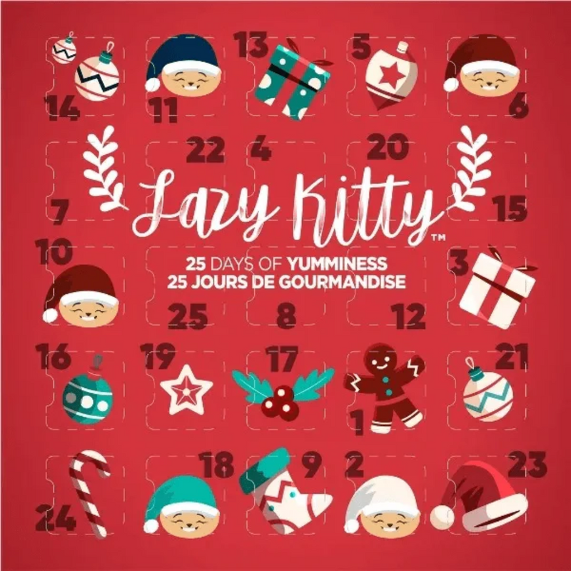 Lazy Kitty Advent Calendar for Cats