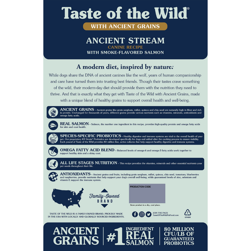 Taste of the Wild Ancient Stream Dog Food