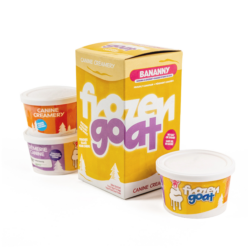 Big Country Raw Frozen Goat Yogurt - Bananny 300ml