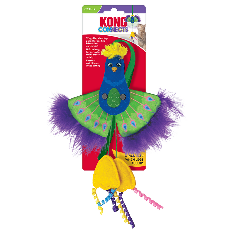 Kong Connects Peacock for Cats