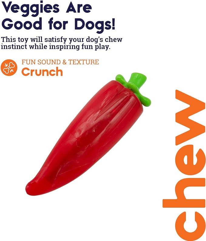 Petstages Crunch Veggie Pepper Chew Toy