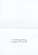 Avanti Two Labs on a Couch Romance Card