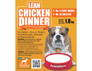 Perfectly Raw Lean Chicken Dinner Dog Food 4x1lb EZ Snap Bricks