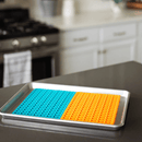 Messy Mutts Silicone Treat Maker - Blue & Orange Small - 2pk